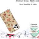 Watercolor Pumpkin Fall Leaves Case Compatible with iPhone 15 Pro, Cute Halloween Vibe Case for iPhone 15 Pro, Trendy Unique Design TPU Bumper Cover Case