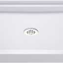 DreamLine SlimLine 36 in. D x 60 in. W x 2 3/4 in. H Center Drain Single Threshold Shower Base in White, DLT-1136600