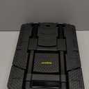 Folding Hand Truck 500lbs, Portable Heavy Duty Dolly Cart, 6 Wheels Collapsible Luggage Cart with 2 Elastic Ropes - Compact Trolley Cart for Easy Moving - Ideal Hand Cart for Travel and More (17, Black)