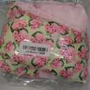 2-PC Set Doll Bedding with Comforter and Pillow, Reversible Print Doll Bedding Accessories, Fits American Girl Dolls and Other 18 Inch Dolls