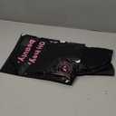 4Pcs Satin Bonnet Silk Bonnet, Hair Bonnet for Sleeping, Elastic Wide Band Silk Sleep Cap, Soft and Breathable (Black)