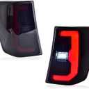 Full LED Tail Lights Suitable for Jeep Grand Cherokee 1999-2004 Taillight Assembly Brake Assembly Reverse Lamp Assembly Rear Lamp Assembly (smoke)