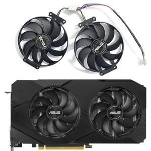 FDC10H12S9-C T129215SU 6PIN RTX 2060 Super GPU Fan for ASUS GTX 1660 1660Ti Dual EVO OC RTX2070 Graphics Card Cooler Fan (FDC10H12S9-C)