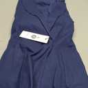 IDEALSANXUN Mens Linen Blazer Casual One Button Lightweight Suit Jackets Sports Coat (Navy Blue, XL)