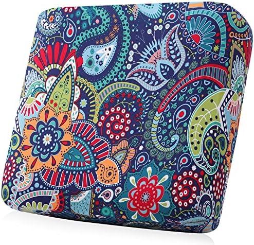 Smiry Printed Couch Cushion Covers, Stretch Soft Couch Covers for Sofa, Washable Non-Slip Sofa Slipcover Furniture Protector for Indoor and Outdoor (1 Pack, Blue Green)