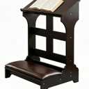 Prayer Kneeler Bench Wooden Prayer Bench for Kneeler Prayer Wooden Church Prayer Chair Prayer Bench Stool Padded Kneeler Prayer Table at Home with Cushion Pad