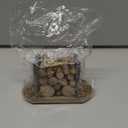 Hemoton Dollhouse Miniature Firewood Pile Lawn Fireplace Model Wood Logs 1:12 Winter Fairy Garden Figurines Micro Landscape Decoration for Craft Dollhouse Accessories