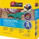 Activa CelluClay Instant Paper Mâché, White, 1lb (450g) | Super Fine Sculpting & Texturing Material for Arts & Crafts
