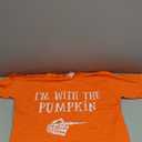 Im with Pumpkin Matching Partner Couple Costume Halloween T-Shirt, XL