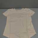 Imily Bela Girls Pleated Short Sleeve T Shirts Kids Summer Crewneck Shirts Casual Tops Tees 5-14 Years