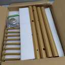 Metal Coat Rack Freestanding, Sturdy Coat Rack Stand with Natural Marble Base, Coat Tree Hats Hanger Holder Stand for Entryway, Hallway, Bedroom (Golden)