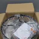 Heircido Industrial Black Semi Flush Mount Ceiling Light,Farmhouse Kitchen Lighting, Sloped Ceilings Lights Fixtures for Dining Room Hallway Entryway, 2-Light