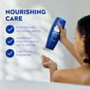 NIVEA Nourishing Care Body Wash with Nourishing Serum, Moisturizing Body Wash for Women, Enriched with Provitamin B5 and Vitamin E, 20 Fl Oz Bottle, Pack of 3
