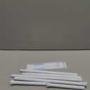 2PCS White Spring Curtain Rods for Windows 23 to 46 Inch, Adjustable Extendable Pressure Tension Curtain Rods No Drilling, Small Tension Rod for Doorway Bedroom Closet Door Kitchen