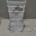 Cereal Containers Storage Set - 6 Piece Airtight Large Dry Cereal Container (135.2oz), BPA Free Dispenser Plastic Cereal Storage Containers with 16 Labels & Pen