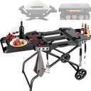 Hisencn Foldable Grill Stand for Weber Q1200 Blackstone 17"&22" Griddle