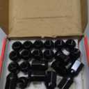 Sposuit M14x1.5 Lug Nuts - Replacement for 1999-2024 Chevy Silverado 1500, 2009-2024 Traverse, 2015-2024 Colorado, 2001-2024 Tahoe, 2007-2013 Avalanche - OEM Factory Style Black Lug Nut(24 Pcs)