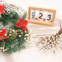 3 x NBGV Winter Decorations 12Pcs Artificial Berry Stems White Berry Picks for Christmas Holiday Flower Arrangements Home Centerpieces DIY Ornaments