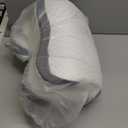 Memory Foam Pillows, Cervical Pillow for Neck and Shoulder Pain Relief, Ergonomic Contour Bed Pillow, Soft for Side Sleep Stomach Sleeping and Back Sleeper (Queen Size-24.8''Lx14.96''Wx5.78''H, Grey)