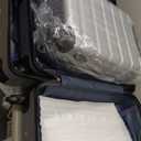 Coolife Luggage 3 Piece Set Suitcase Spinner Hardshell Lightweight TSA Lock (sliver, 20/24/28)