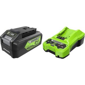 Greenworks 24V 4.0Ah Lithium-Ion Battery (Genuine Battery) & 24V Battery Charger (Genuine Charger)