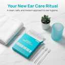 Sticky Cleaning Ear Stick, Gentle Reusable Soft Spiral Head Adhesive Ear Pick for Safe Ear Cleaning, with Gentle Removal Stick for All Ages (5mm-24 pcs)