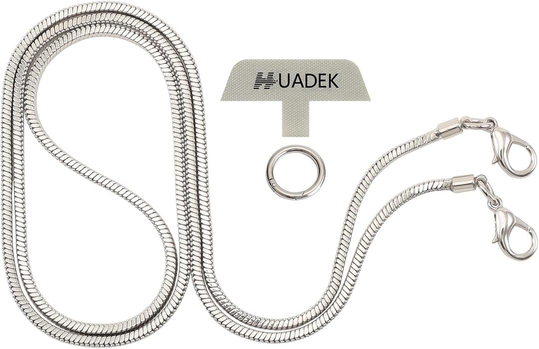 Snake Chain Phone Strap Universal phone lanyard phone strap connector (Snake-ChainSilver color F6)