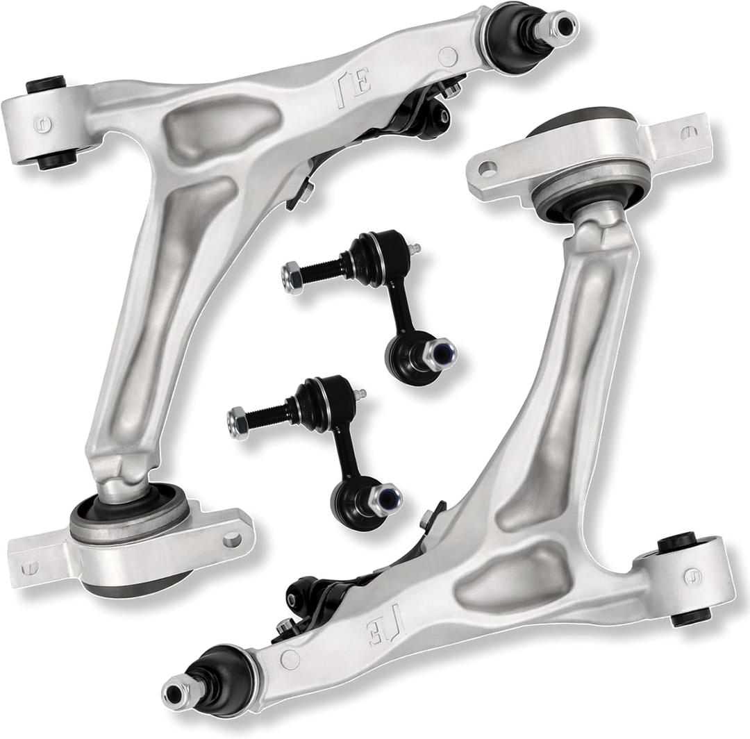 4PCS Front Lower Control Arm Suspension Kit Fit for Infiniti EX35 2008 2009 2010, G37 2009 2010 2011 2012 2013, EX37 2013, Replace OE# CMS301111 CMS301112
