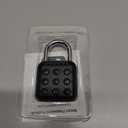 Combination Padlock  Combination Lock with 6-Digit Code, Digital Padlock with Keyless Entry, IP67 Waterproof Zinc Alloy Lock for Locker, Gym, Travel, Outdoor, Gate (Black)