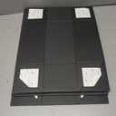 Purple Q Crafts Black Ribbed Hard Gift Box With Magnetic Closure Lid 14" x 9" x 4" Rectangle Favor Boxes With Classy Black Finish (5 Boxes)