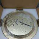 15.8 Inch Gold Flush Mount Ceiling Light,Elegant 3-Light Fixture
