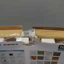 Art3d Peel and Stick Backsplash for Kitchen White Subway (10 Tiles, Thicker Design) (White With Black Grout)