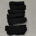 INNERSY Womens Underwear Cotton Hipster Panties Regular & Plus Size 6-Pack (Large, Black)