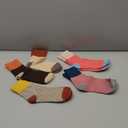 Double Couple Women's 5 Pairs Winter Warm Knit Wool Socks - Vintage Casual Cozy Crew & Boot Socks in Assorted Colors (Multicolor-patchwork)