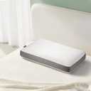 Memory Foam Medium Firm - Gel Foam Pillows for Sleeping Standard Size - Orthopedic Bed Pillows for Neck Pain - Stomach and Back Sleepers