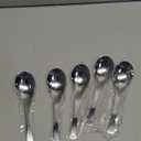 HIWARE Thick Heavy-weight Soup Spoons, High Grade Stainless Steel Soup Spoons, Set of 6