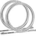 JSJ5-04-00CH Lift Equalizer Cable 389 Compatible with Challenger Lift E10 LE10 VLE10,Quality Lift EQ10,Replacement Car Hoist Galvanized Steel Wire Rope 2 Sets