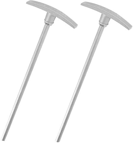 TonGass (2 Pack) RV Waste Valve Extension Tube 9" -Reliable Solution for Easy Waste Management | TX9HPB RV Waste Valve Handle Replacement | Compatible with RV Sewer Hose Kit | Rod Tube Included