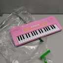 Kids Piano Keyboard Toy for 4 Year Old Girl Birthday Gift 37 Key Pink Pianos with Microphone Toddler First Music Instrument Toys for 3 4 5 6 7 Year Old Boys Girls Gifts