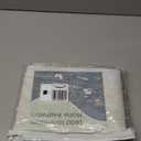 Guken Cream Linen Blackout Curtains 40 Inch Wide by 63 Inch for Living Room Bedroom Back Tab Thermal Insulated 100% Black Out Linen Drapes Room Darkening Window Curtains