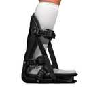 Brace On Adjustable Night Splint - Plantar Fasciitis, Achilles Tendon, Heel Spur, and Foot Pain Relief Stretching Boot for Men and Women, Small, Black
