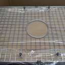 Serene Valley Sink Bottom Grid 28-9/16" X 15-9/16", Centered Drain with Corner Radius 3/8", Sink Protector NDG2916C