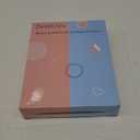 deweisn Folding Lighted Makeup Mirror with 72 LEDs 3 Colors Light Modes USB Rechargable 1800mA Batteries Portable Ultra Thin Compact Vanity Mirror Dimmable Travel Mirror (Purple)