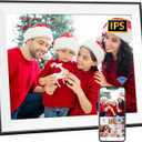 Large Digital Picture Frame 17 inch WiFi-Photo-Frame - 1280 * 960 FHD Touchscreen Display, 32GB Electronic Frame, Wall Mounted, Load Photos and Videos from Phone via App Email, for Mom