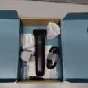 Philips Norelco Body Groomer 5000 Series, Intimate Hair Trimmer & Shaver for Men with Dual 100% Showerproof Full Body Shave & Trim Heads and Two Bi-Directional Body Hair Combs, BG5495/50 (Black)