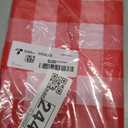 misaya 4 Packs Buffalo Disposable Table Cloth, 54 x 108 Inch Waterproof Plastic Tablecloth, Rectangle Red and White Checkered Table Covers for Picnic, Birthday, Party, Back to School