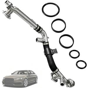 Aluminum Engine Coolant Radiator Pipe Water Hose Line for Q5 A4/A5 Quattro
