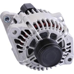 Car Alternators for Hyundai Sonata 2010-2013 for Kia Optima 2011-2013 L4 2.4L, 11491 37300-2G150 37300-2G400 TG11C087 6-Groove Pulley 12V/100Amp Alternator