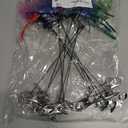 12 Pack Dragonfly Clip,Fake Dragonflies, Humming Bird Stakes Fake, Plastics Dragonfly for Garden Stakes Decor Yard Ornaments for Hat,Deer and Horse,Fly Scare Devices for Indoor Outdoor