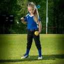 Girls Softball Pants 4T-14 Years Toddler Youth Baseball Tee Ball Pant with Pockets Belt Loops